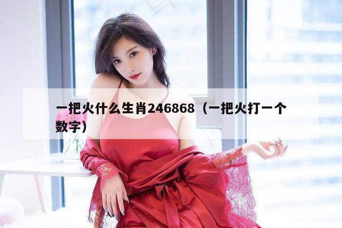 一把火什么生肖246868（一把火打一个数字）